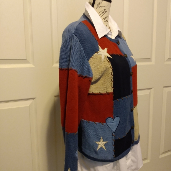 RW&B- 🇺🇲 OCCASION CARDIGAN - Picture 4 of 7